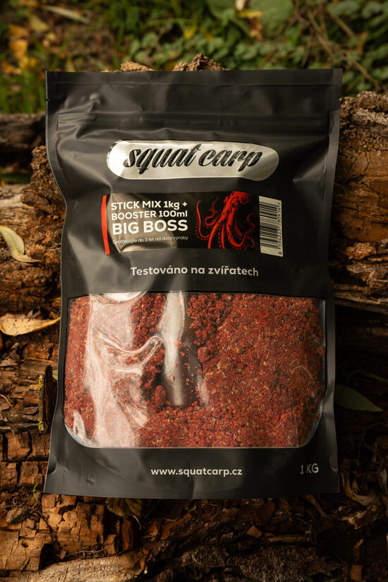 SQUAT CARP - Stick mix Big Boss 1kg + booster 100ml